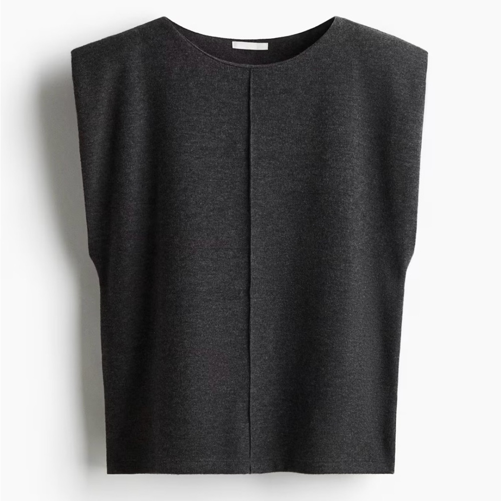 H&M Charcoal Sleeveless Muscle Top